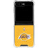 NBA Los Angeles Lakers Distressed Galaxy Z Flip6 Clear Case